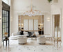 Arabela Lighting - 85183-11 - LED Chandelier - Freeform - Antique Gold Leaf