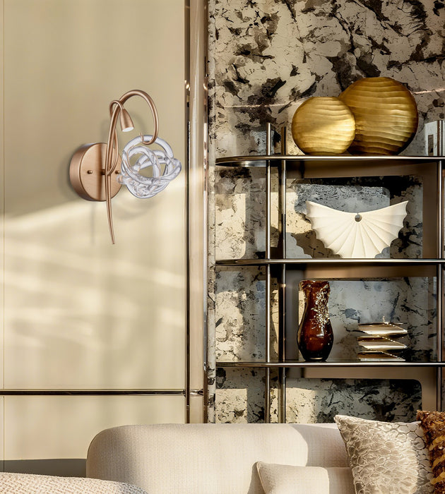 Arabela Lighting - 85184-1 - LED Wall Sconce - Freeform - Antique Gold Leaf
