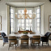 Arabela Lighting - 85142-9 - Nine Light Chandelier - French Country - Natural Brass