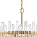 Arabela Lighting - 85102-6 - Six Light Pendant - Icicles - Natural Brass