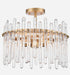 Arabela Lighting - 85103-4 - Four Light Pendant - Icicles - Natural Brass