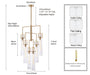 Arabela Lighting - 85242-6 - Six Light Chandelier - Jayden - Lacquered Gold