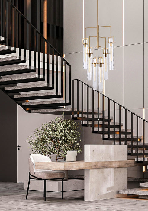 Arabela Lighting - 85242-6 - Six Light Chandelier - Jayden - Lacquered Gold