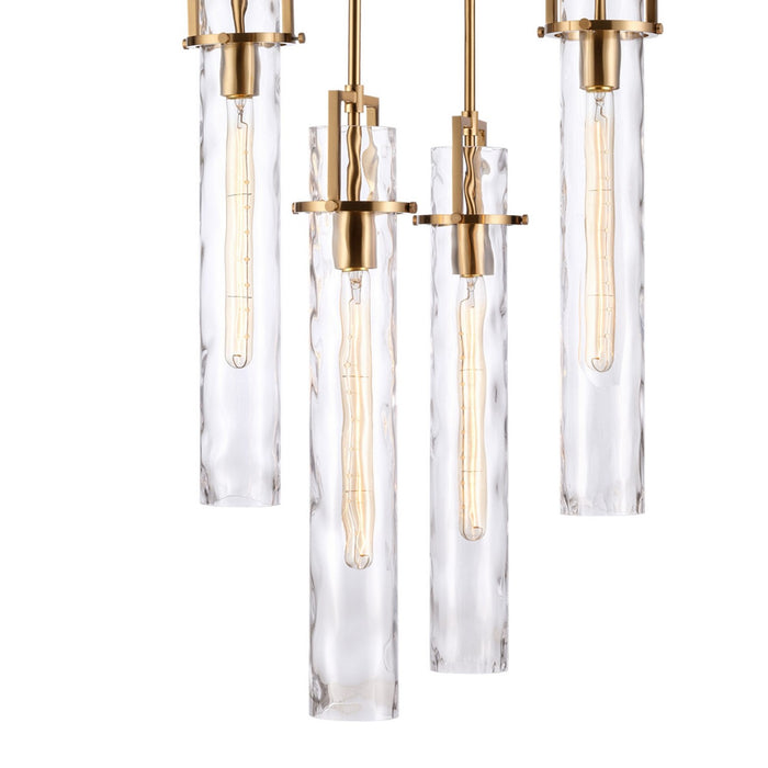 Arabela Lighting - 85243-10 - Ten Light Chandelier - Jayden - Lacquered Gold