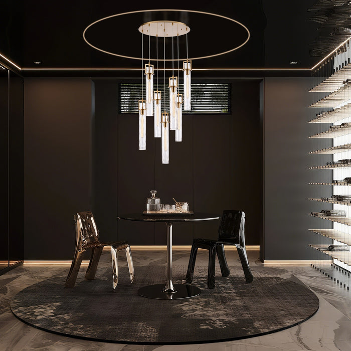 Arabela Lighting - 85244-7 - Seven Light Chandelier - Jayden - Lacquered Gold