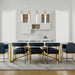 Arabela Lighting - 85245-4 - Four Light Linear Chandelier - Jayden - Lacquered Gold
