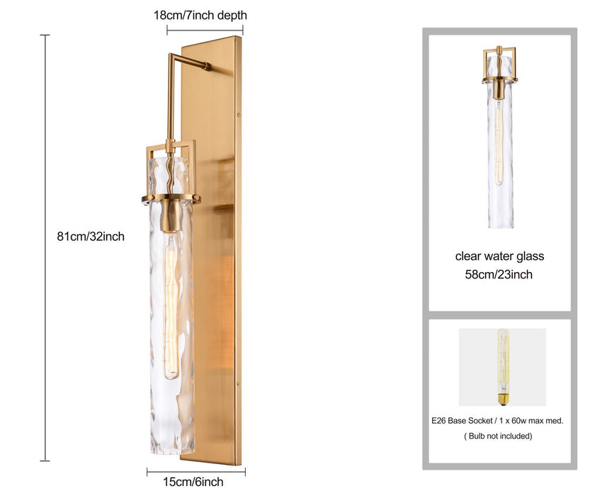 Arabela Lighting - 85247-1 - One Light Wall Sconce - Jayden - Lacquered Gold