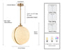 Arabela Lighting - 85222-1 - One Light Pendant - Lumis - Lacquered Gold