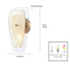 Arabela Lighting - 85204-1 - One Light Wall Sconce - Strata - Lacquered Gold