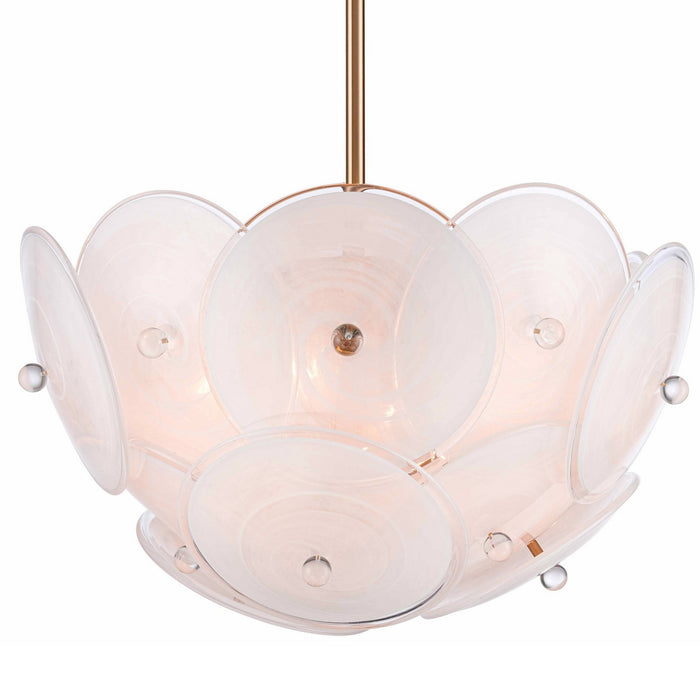 Arabela Lighting - 85123-6 - Six Light Pendant - Tallulah - Lacquered Gold