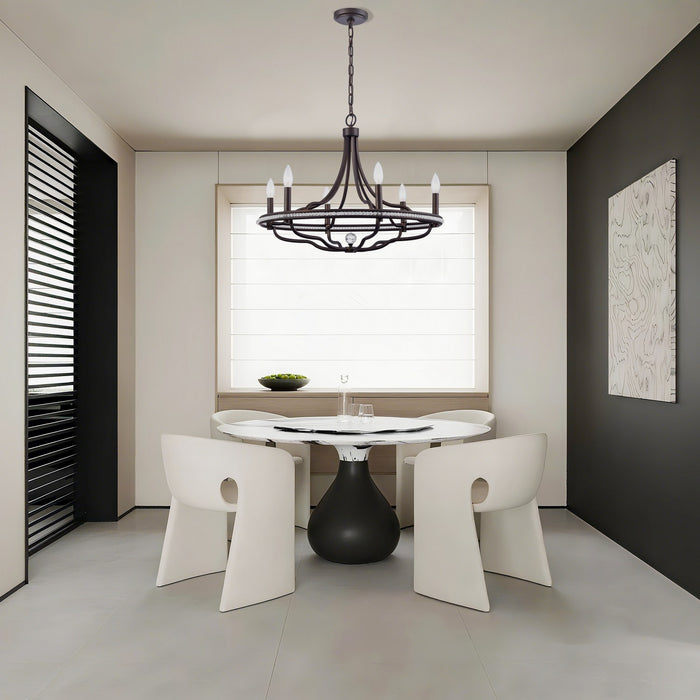 Arabela Lighting - 85151-6 - Six Light Chandelier - Tuscan - Dark Bronze