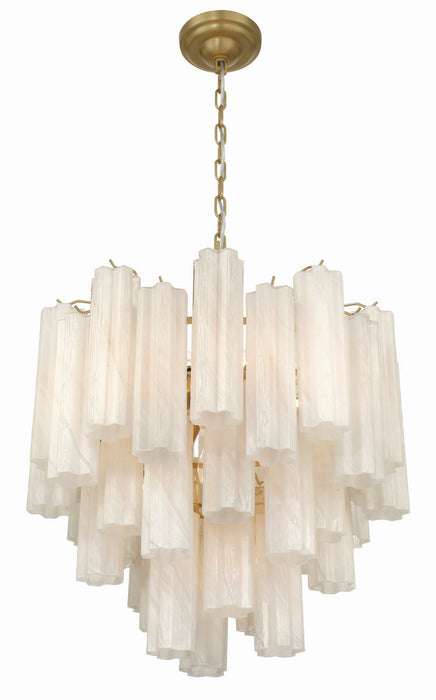 Artcraft - AC12100WH - 11 Light Chandelier - Sophia - Brushed Brass