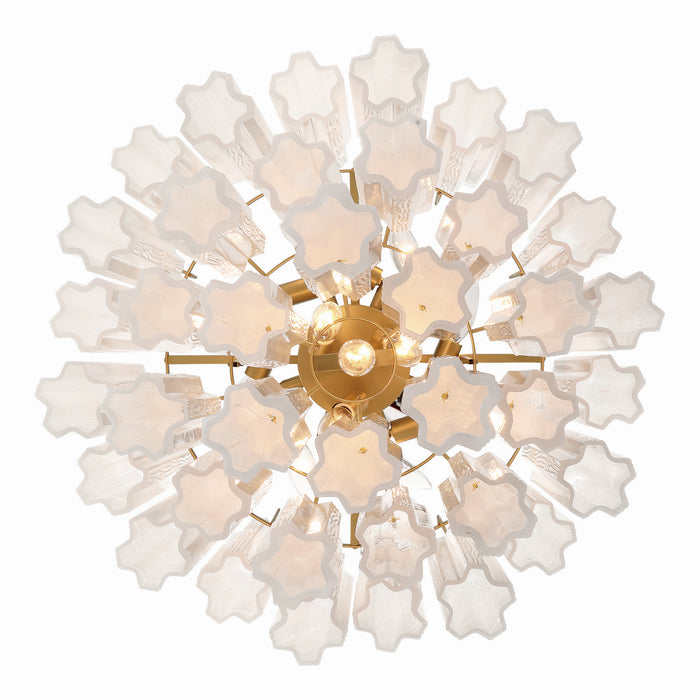 Artcraft - AC12100WH - 11 Light Chandelier - Sophia - Brushed Brass
