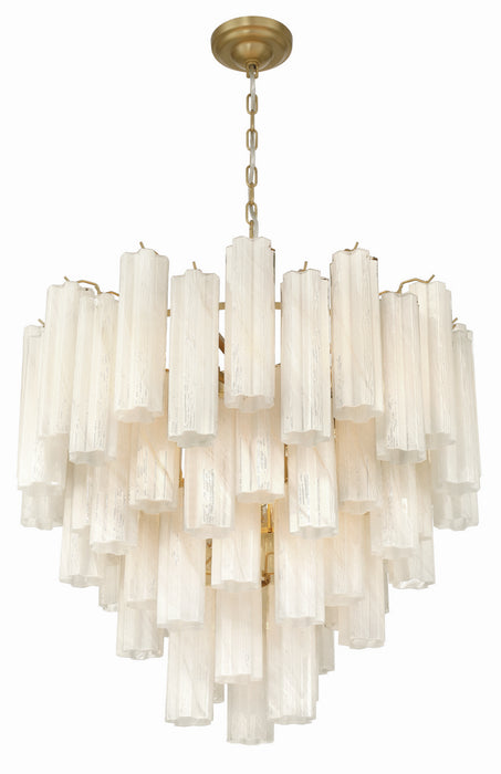 Artcraft - AC12101WH - 16 Light Chandelier - Sophia - Brushed Brass