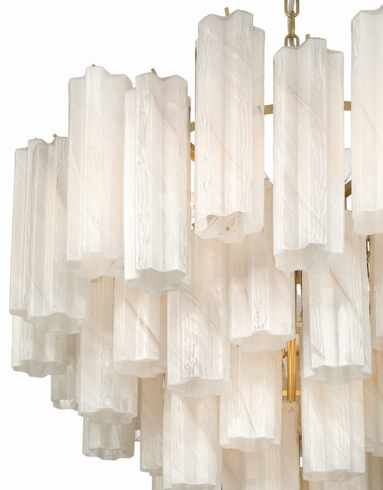Artcraft - AC12101WH - 16 Light Chandelier - Sophia - Brushed Brass