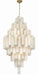 Artcraft - AC12104WH - 29 Light Foyer Pendant - Sophia - Brushed Brass
