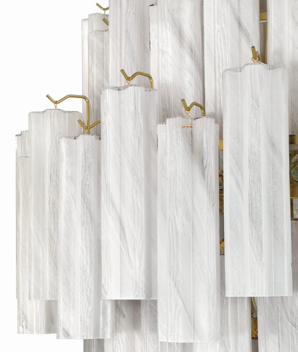 Artcraft - AC12104WH - 29 Light Foyer Pendant - Sophia - Brushed Brass