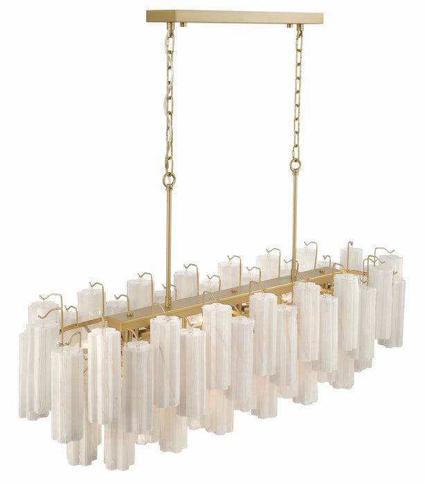 Artcraft - AC12105WH - 16 Light Island Pendant - Sophia - Brushed Brass