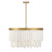 Minka-Lavery - 2079-870 - Nine Light Pendant - Briscade - Painted Legacy Brass