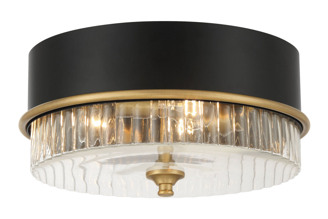 Minka-Lavery - 1905-876 - Three Light Flush Mount - Stamford - Legacy Brass
