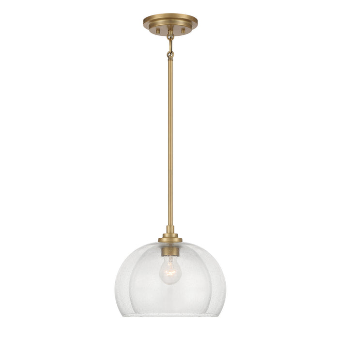 Minka-Lavery - 2725-732 - One Light Convertible Semi Flush/Pendant - Glint - Legacy Brass