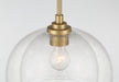 Minka-Lavery - 2725-732 - One Light Convertible Semi Flush/Pendant - Glint - Legacy Brass