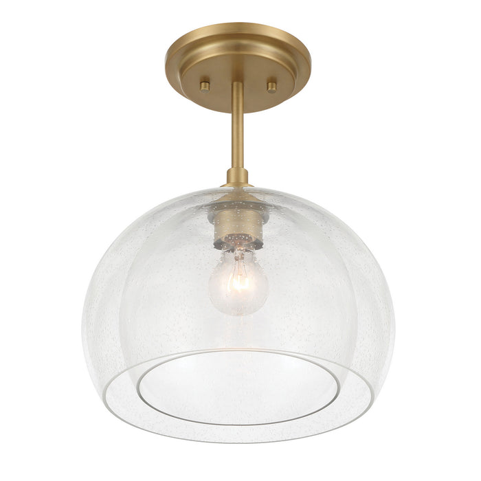 Minka-Lavery - 2725-732 - One Light Convertible Semi Flush/Pendant - Glint - Legacy Brass
