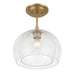 Minka-Lavery - 2725-732 - One Light Convertible Semi Flush/Pendant - Glint - Legacy Brass