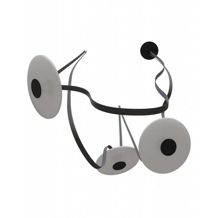 Avenue Lighting - HF7203-G201-BLK - LED Chandelier - Fremont - Black