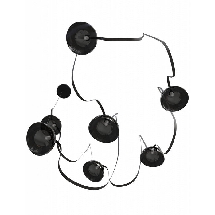 Avenue Lighting - HF7207-G102-BLK - LED Chandelier - Fremont - Black