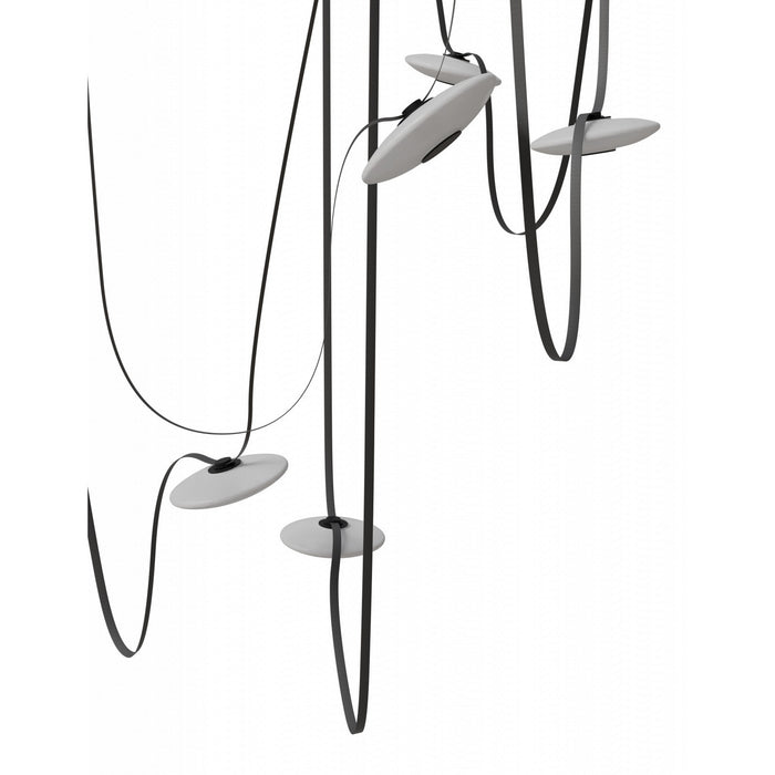 Avenue Lighting - HF7207-G201-BLK - LED Chandelier - Fremont - Black