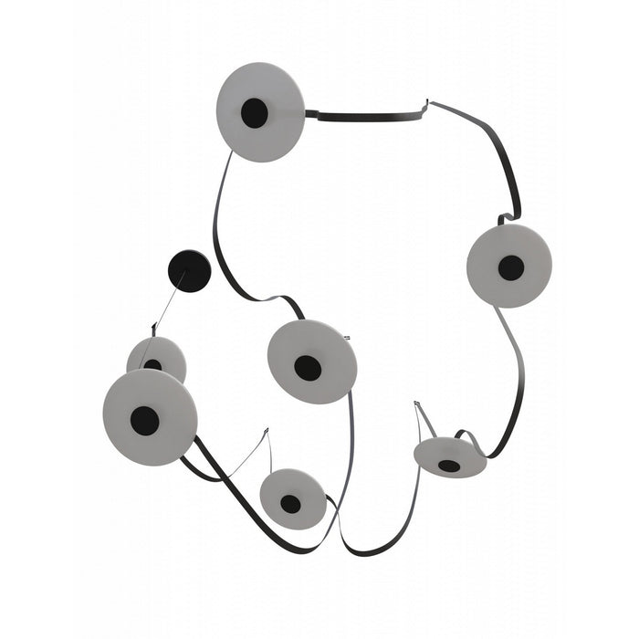 Avenue Lighting - HF7207-G201-BLK - LED Chandelier - Fremont - Black