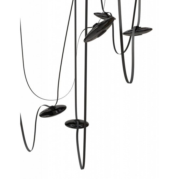 Avenue Lighting - HF7207-G202-BLK - LED Chandelier - Fremont - Black