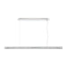 Golden - 3726-LP64 PN-CY - LED Linear Pendant - Crystallo - Polished Nickel