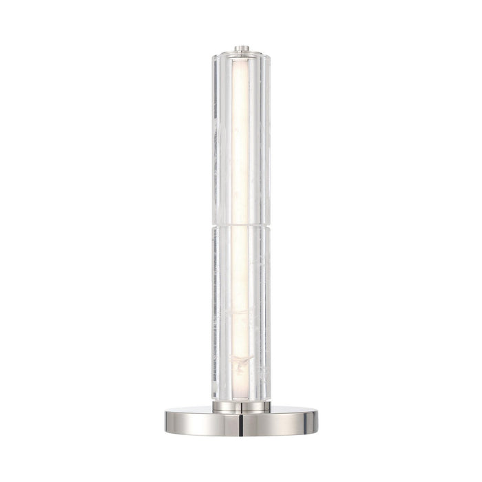 Golden - 3726-TL18 PN-CY - LED Table Lamp - Crystallo - Polished Nickel