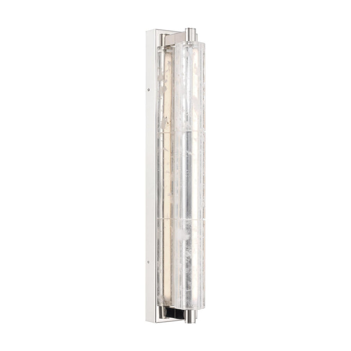 Golden - 3726-WSC27 PN-CY - LED Wall Sconce - Crystallo - Polished Nickel