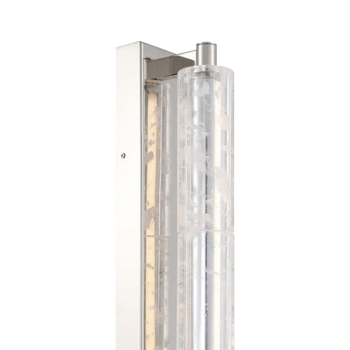 Golden - 3726-WSC27 PN-CY - LED Wall Sconce - Crystallo - Polished Nickel