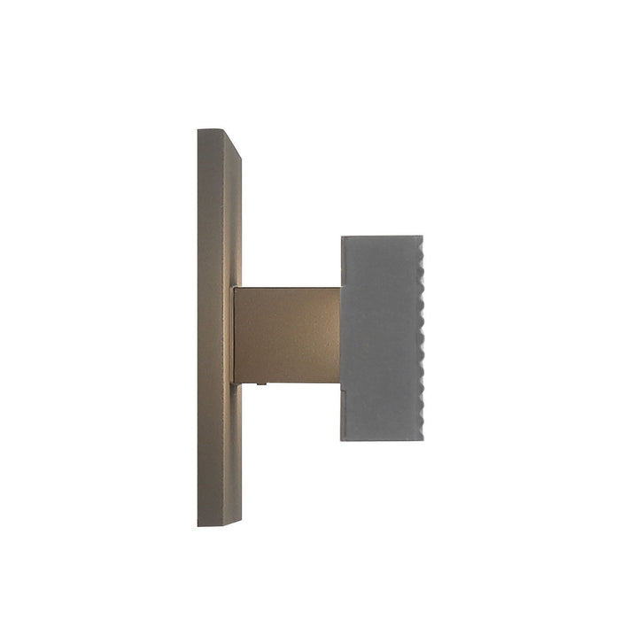 Golden - 8432-OWL51 SGY - LED Outdoor Wall Mount - Enso - Smooth Gray