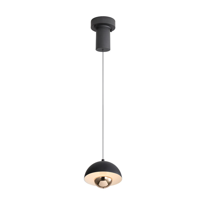 Golden - 1816-1S SNB-CPR - LED Pendant - Vintra - Sand Black