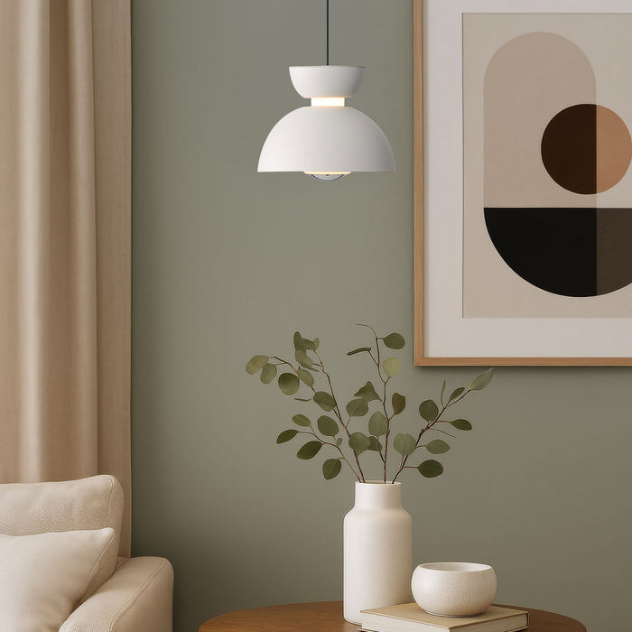 Golden - 1816-2S SNW-CH - LED Pendant - Vintra - Sand White