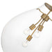 Golden - 2088-20P BCB-CLR - Three Light Pendant - Drop - Brushed Champagne Brass