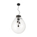Golden - 2088-20P BLK-CLR - Three Light Pendant - Drop - Matte Black