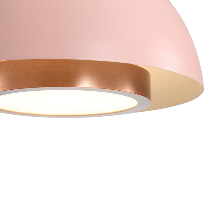 Golden - 3632-12 DRS-ACR - LED Pendant - Solsken - Dusty Rose