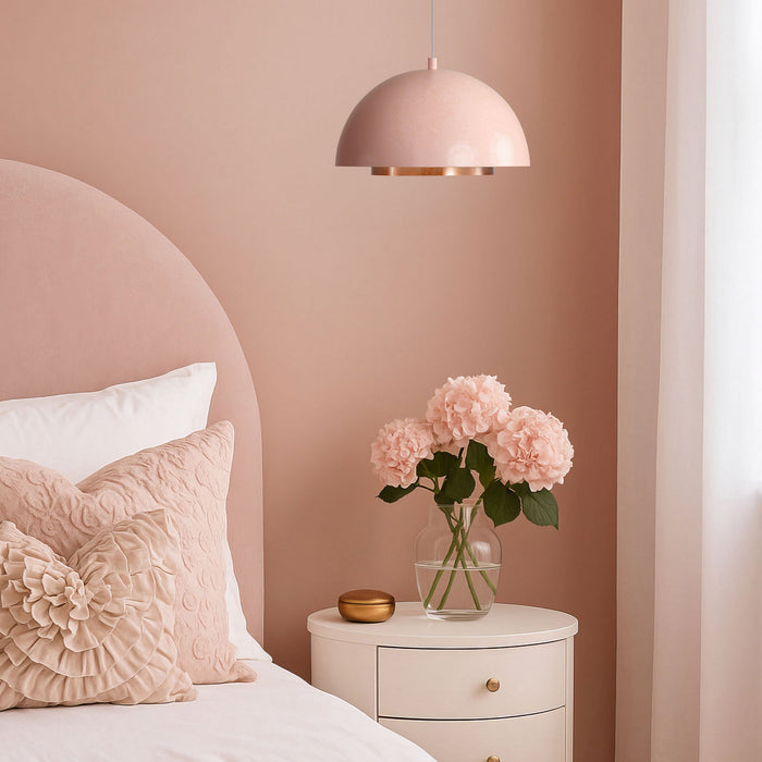 Golden - 3632-12 DRS-ACR - LED Pendant - Solsken - Dusty Rose