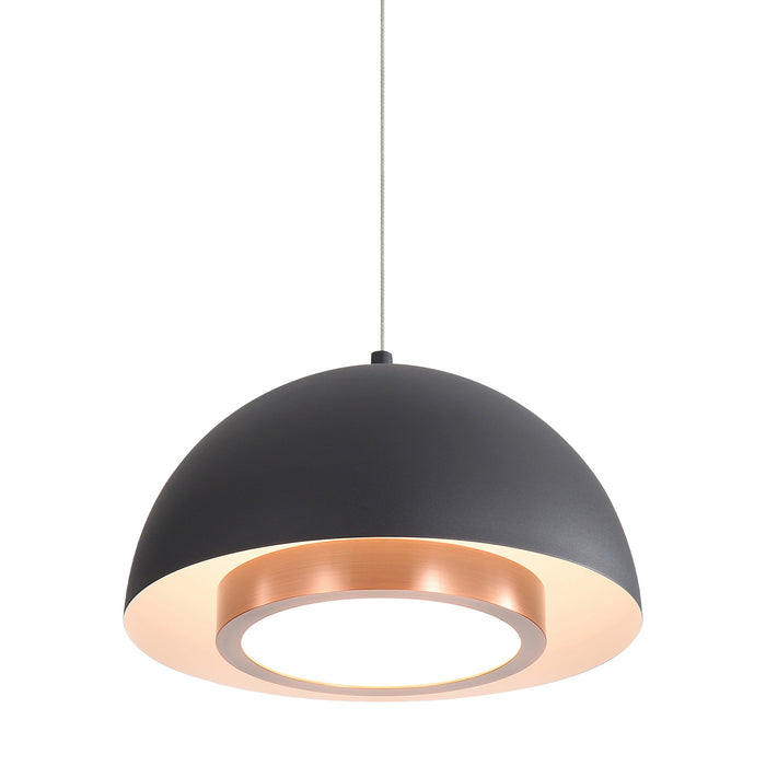 Golden - 3632-12 SNB-ACR - LED Pendant - Solsken - Sand Black