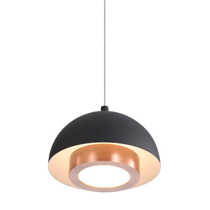 Golden - 3632-7 SNB-ACR - LED Pendant - Solsken - Sand Black