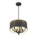 Golden - 4500-4P ABI - Four Light Pendant - Arboreal - Antique Black Iron