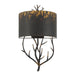 Golden - 4500-WSC ABI - Two Light Wall Sconce - Arboreal - Antique Black Iron