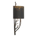 Golden - 4500-WSC ABI - Two Light Wall Sconce - Arboreal - Antique Black Iron