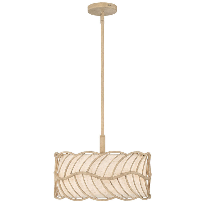 Golden - 4501-3P AM - Three Light Pendant - Simbolo - Almond